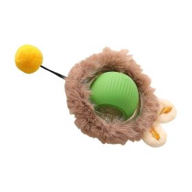 Interactive cat toy for indoor cats (Color: Green, Type: Pet Supplies)